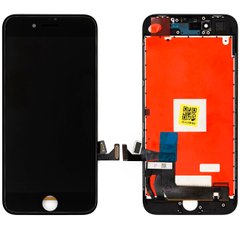 Дисплей (экран) Apple iPhone 8, iPhone SE 2020, iPhone SE 2022 с тачскрином и рамкой в сборе (In-Cell), черный