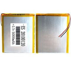 Универсальная аккумуляторная батарея (АКБ) 2pin, 3.0 X 100 X 120 мм (30100120), 5000 mAh
