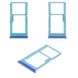 Лоток для Xiaomi Mi A3 (MiA3) держатель (слот) для SIM-карти і карти пам'яті, синій