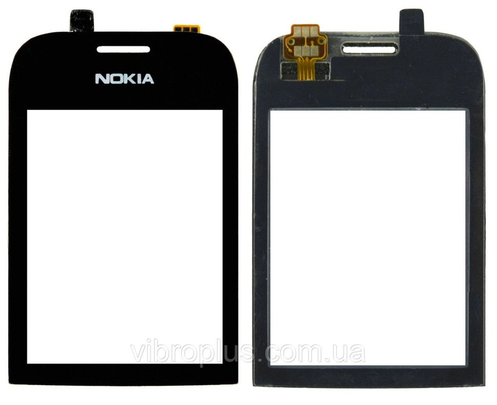 Тачскрин (сенсор) Nokia 202 Asha, 203, 200, черный
