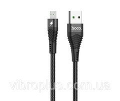 USB-кабель Hoco U53 Flash Micro USB, чорний