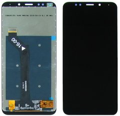 Дисплей (экран) Xiaomi Redmi 5 Plus с тачскрином в сборе, черный
