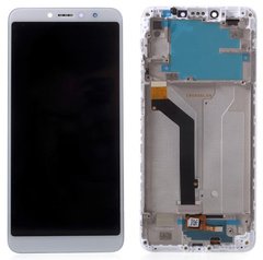 Дисплей (экран) Xiaomi Redmi S2, Redmi Y2 с тачскрином и рамкой в сборе, белый