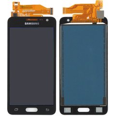 Дисплей (экран) Samsung A300F Galaxy A3 (2015), A300FU, A300H PLS TFT с тачскрином в сборе, черный