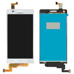 Дисплей (екран) Huawei Ascend G6-U10 Ascend, P7 Mini (G6-L11, G6-L22, G6-L33) з тачскріном в зборі, білий