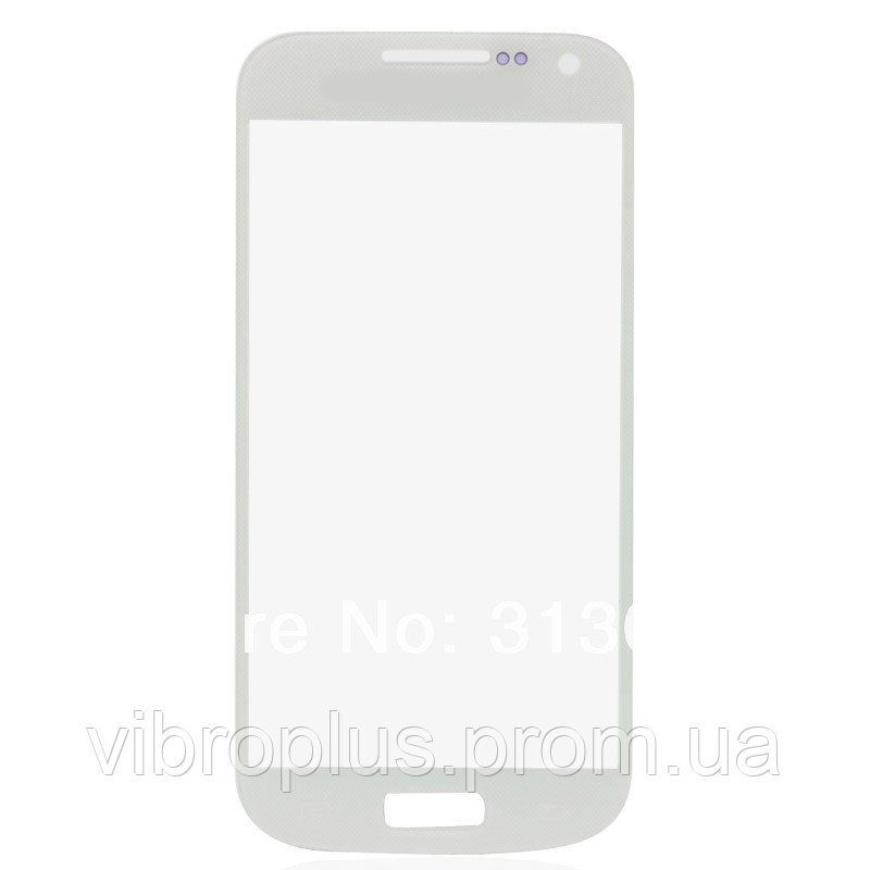 Стекло (Lens) Samsung I9190 Galaxy S4 mini, I9192 Galaxy S4 Mini Duos, I9195 Galaxy S4 mini white h/c