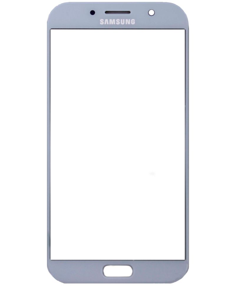 Стекло экрана Samsung A720 Galaxy A7 (2017) для переклейки, синее