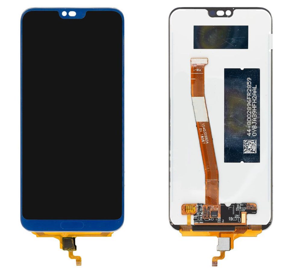 Дисплей (экран) Huawei Honor 10 (COL-L29) с тачскрином в сборе, синий