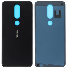 Задняя крышка Nokia 6.1 Plus (2018) TA-1116, TA-1103, TA-1083, X6 (2018) TA-1099, черная