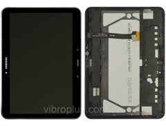 Дисплей (екран) 10.1 "Samsung T530 Galaxy Tab 4, T531, T535 з тачскріном і рамкою в зборі, чорний