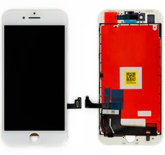 Дисплей (екран) Apple iPhone 8, iPhone SE 2020, iPhone SE 2022 з тачскріном і рамкою в комплекті (In-Cell), білий