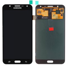 Дисплей (екран) Samsung J700F, J700H, J700DS Galaxy J7 (2015) AMOLED GH97-17670C з тачскріном в зборі, чорний ORIG