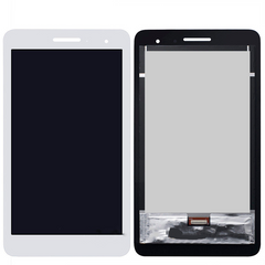 Дисплей (экран) 7” Huawei T1 (T1-701u) MediaPad с тачскрином в сборе, белый