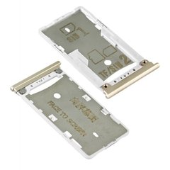 Лоток для Xiaomi Mi Max 2 держатель (слот) для SIM-карт і карти пам'яті, золотистий
