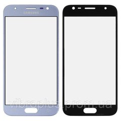 Стекло экрана (Glass) Samsung J330F Galaxy J3 (2017), голубое