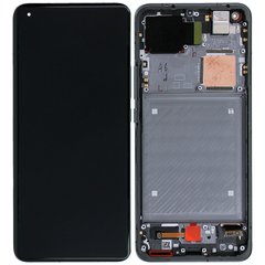Дисплей Xiaomi Mi 11 Ultra Amoled з тачскріном і рамкою ORIG, чорний