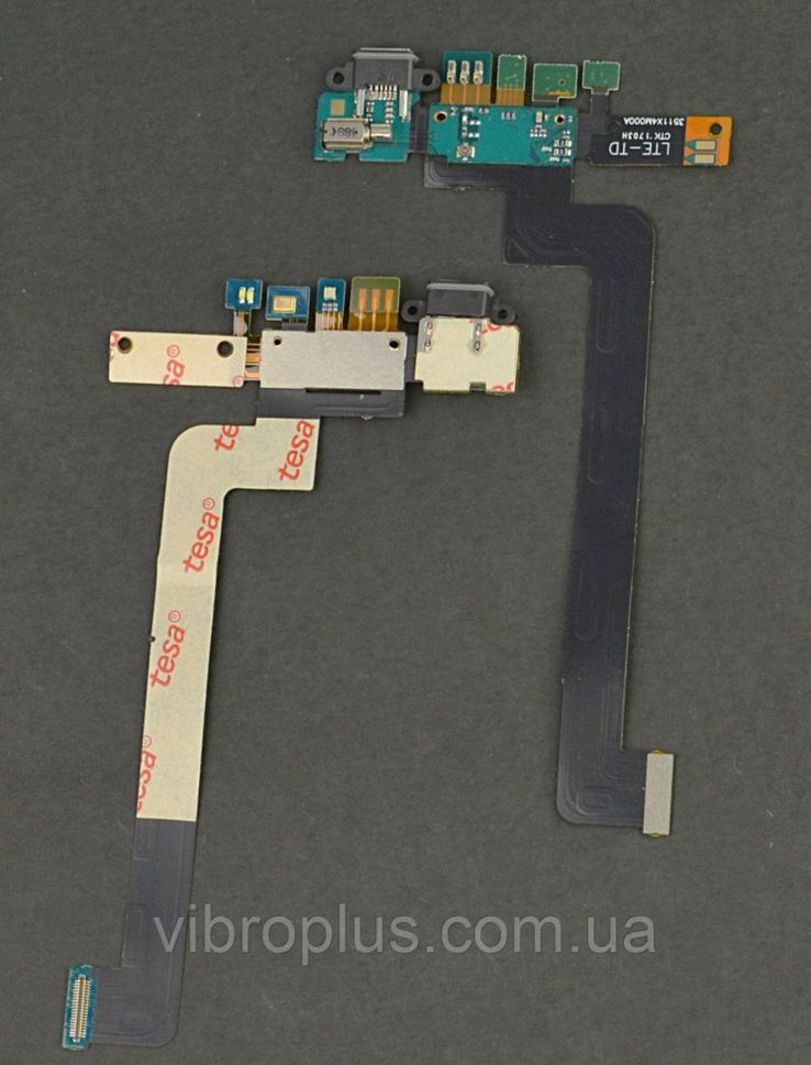 Шлейф Xiaomi Mi4 (p/n: 3511X4M000A), з коннектором зарядки, мікрофоном і компонентами