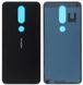 Задняя крышка Nokia 6.1 Plus (2018) TA-1116, TA-1103, TA-1083, X6 (2018) TA-1099, черная 1