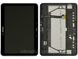 Дисплей (экран) 10.1” Samsung T530 Galaxy Tab 4, T531, T535 с тачскрином и рамкой в сборе, черный