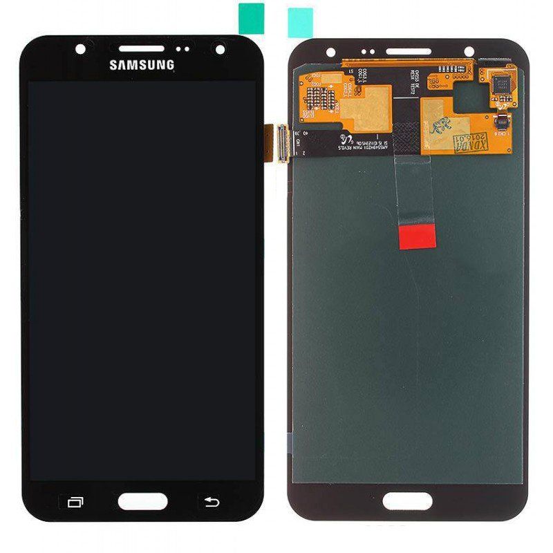 Дисплей (экран) Samsung J700F, J700H, J700DS Galaxy J7 (2015) AMOLED GH97-17670C с тачскрином в сборе, черный ORIG