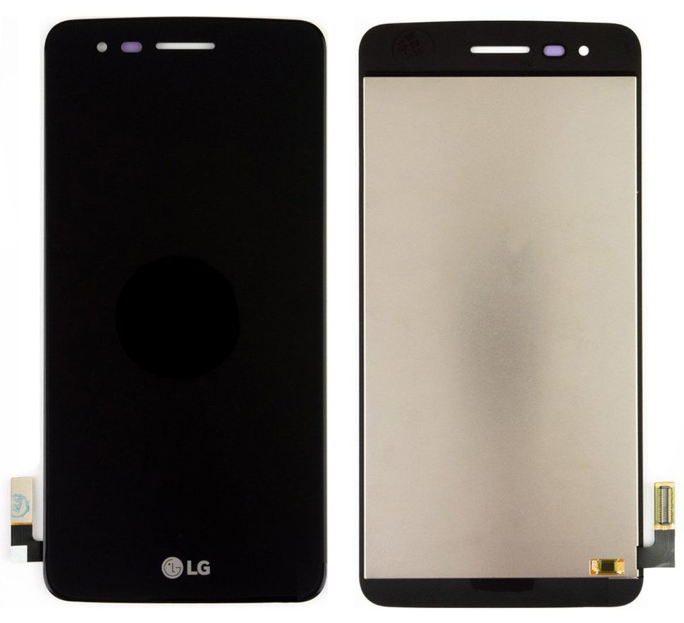 Дисплей (экран) LG M200 K8 (2017), M200n, M210, MS210, US215 с тачскрином в сборе, черный