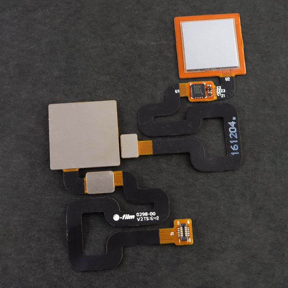 Сканер отпечатков пальцев Xiaomi Redmi Note 4 Pro, серый