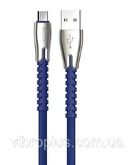 USB-кабель Hoco U58 Core Micro USB, синій
