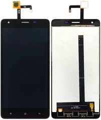 Дисплей (экран) Oukitel K6000, K6000 Pro с тачскрином в сборе, черный