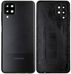 Задня кришка Samsung A125F Galaxy A12, чорна