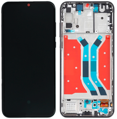 Дисплей Huawei P Smart S, Huawei Y8p OLED&nbsp;с тачскрином и рамкой ORIG, черный
