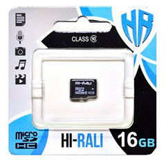 Карта памяти microSD Hi-Rali 16Gb class 10 UHS-I