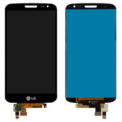 Дисплей (екран) LG D618 G2 mini Dual SIM, D620 G2 Mini з тачскріном з зборі, чорний