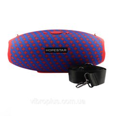 Bluetooth акустика Hopestar H25, червоно синій
