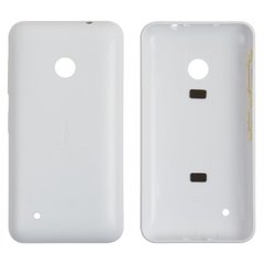 Задняя крышка Nokia 530 Lumia (RM-1017, RM-1019), белая, с боковыми кнопками