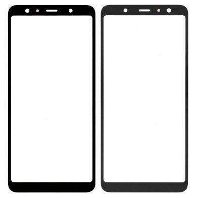 Стекло экрана (Glass) Samsung A750F Galaxy A7 (2018) ORIG, черный