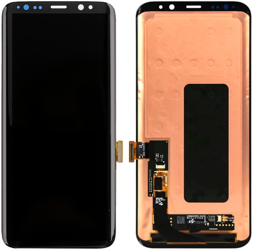 Дисплей (екран) Samsung G950F, G950FD, G950U, G950A Galaxy S8 AMOLED з тачскріном в зборі ORIG, чорний
