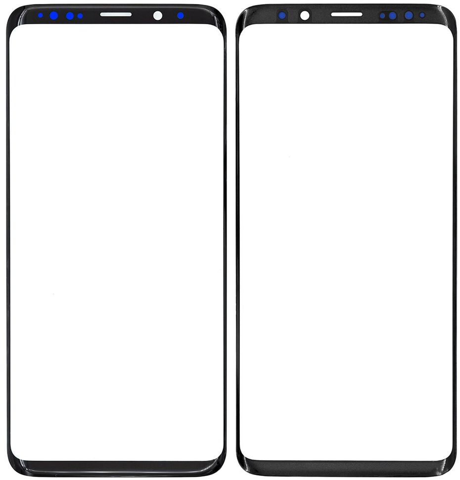 Стекло экрана Samsung G965F Galaxy S9 Plus для переклейки в модуле, черное