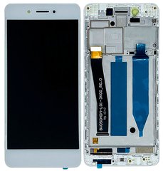 Дисплей (экран) Huawei Honor 6C (DIG-L01), Enjoy 6s, Nova Smart (DIG-L21) с тачскрином и рамкой в сборе, белый