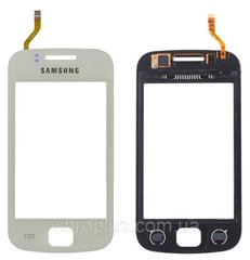 Тачскрін (сенсор) Samsung S5660 Galaxy Gio, білий