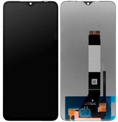 Дисплей (экран) Xiaomi Poco M3, Xiaomi Redmi 9T с тачскрином в сборе, черный