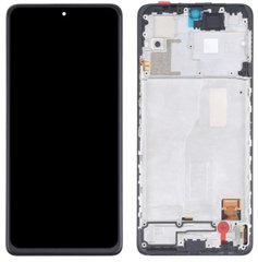 Дисплей Xiaomi Redmi Note 10 Pro 4G, Redmi Note 10 Pro Max TFT з тачскріном і рамкою, чорний