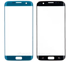 Скло екрану (Glass) Samsung G935 Galaxy S7 Edge, синій