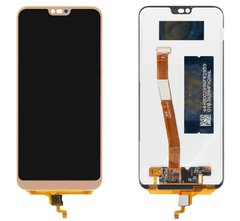 Дисплей (екран) Huawei Honor 10 (COL-L29) з тачскріном в зборі, золотистий