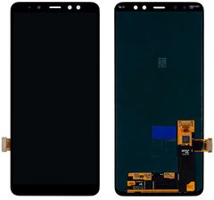 Дисплей (экран) Samsung A730F, A730DS Galaxy A8 Plus (2018) OLED с тачскрином в сборе, черный