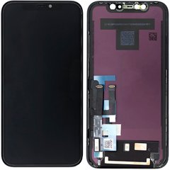 Дисплей (экран) Apple iPhone 11 с тачскрином и рамкой в сборе (Original), черный