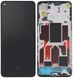 Дисплей OnePlus Nord CE 5G, Nord 2 5G, Oppo Reno 5, Realme GT Master Edition AMOLED с тачскрином и рамкой, черный