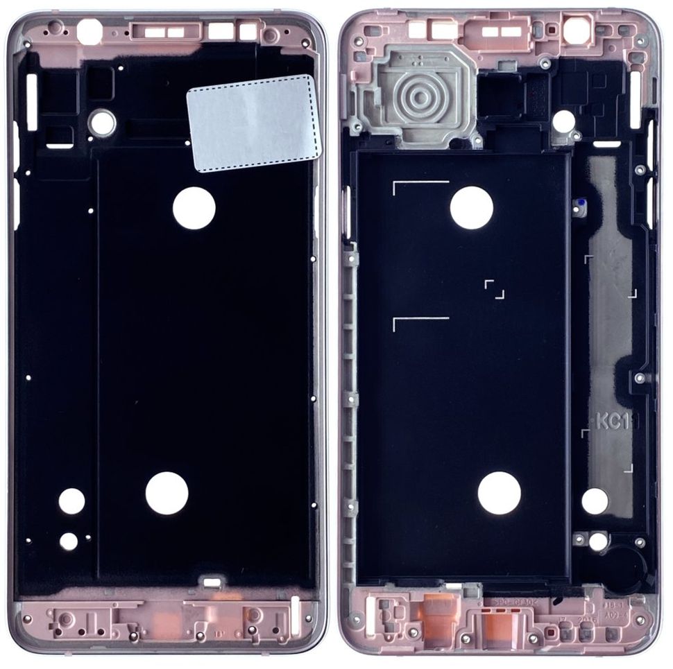 Рамка (корпус) Samsung j710, J710F, J710H Galaxy J7 (2016), розовая (Rose Gold)