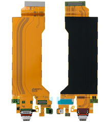 Шлейф Sony Xperia 1 II XQ-AT51, XQ-AT52 с разъемом зарядки USB Type-C