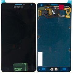 Дисплей (екран) Samsung A700F, A700K, A700L, A700FD Galaxy A7 Duos (2015) OLED з тачскріном в зборі, чорний