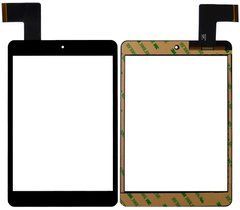 Тачскрин (сенсор) 8.0&rdquo; 131x197мм 45pin Ultimate X4 8 3G GPS, Bravis NP844 (p/n: HS1279, HS1282), черный